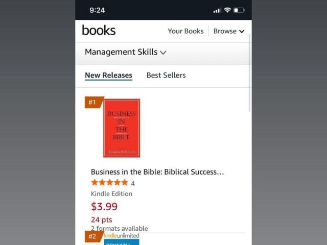 Business in the Bible Top New Release on Amazon!